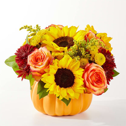 Golden Gourd Pumpkin Bouquet